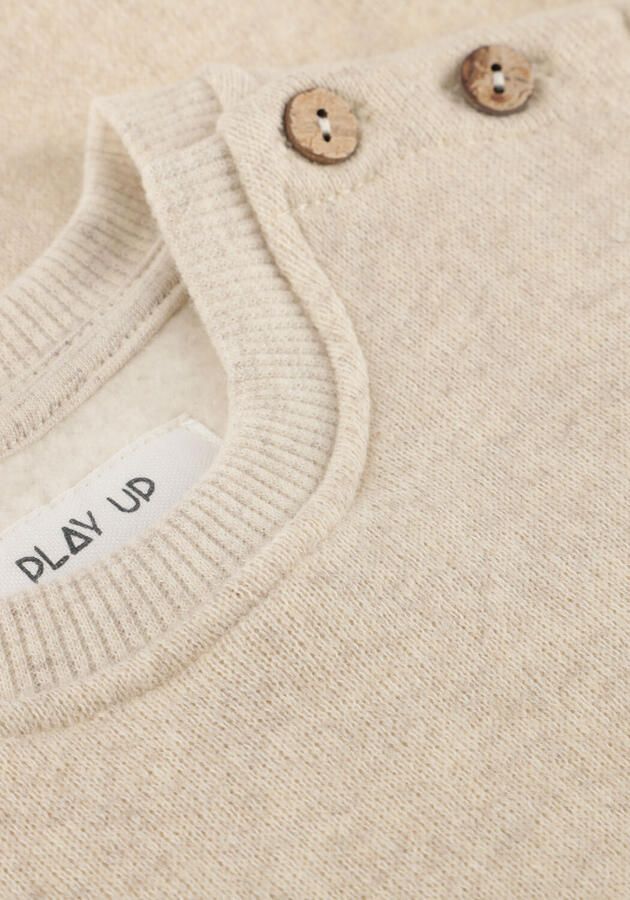 PLAY UP Baby Boxpakken Fleece Jumpsuit Ecru - Foto 2