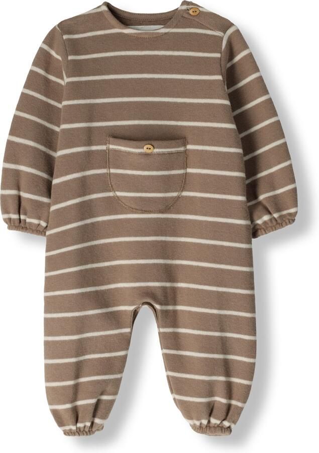 PLAY UP Baby Boxpakken Striped Flame Jersey Jumpsuit X Taupe - Foto 2