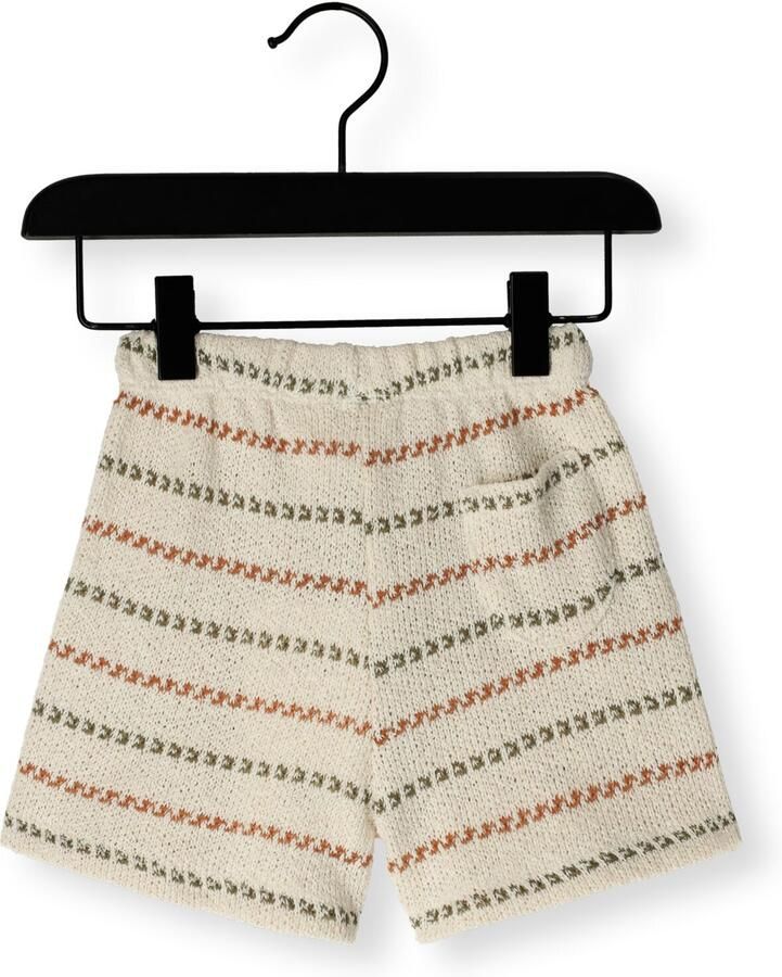 PLAY UP Baby Broeken Striped Jersey Shorts Ecru - Foto 2
