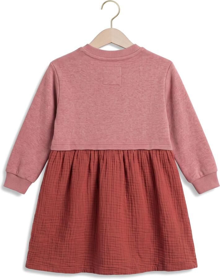 PLAY UP Baby Jurken Fleece Dress Roze - Foto 2