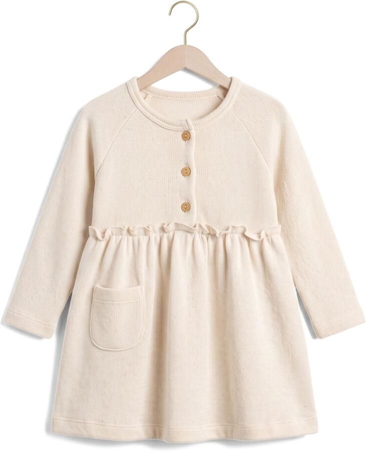 PLAY UP Baby Jurken Jersey Dress Ecru