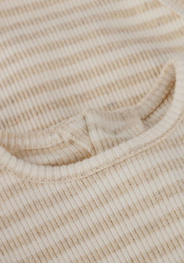 PLAY UP Baby Rompers Striped Rib Body Beige - Foto 2