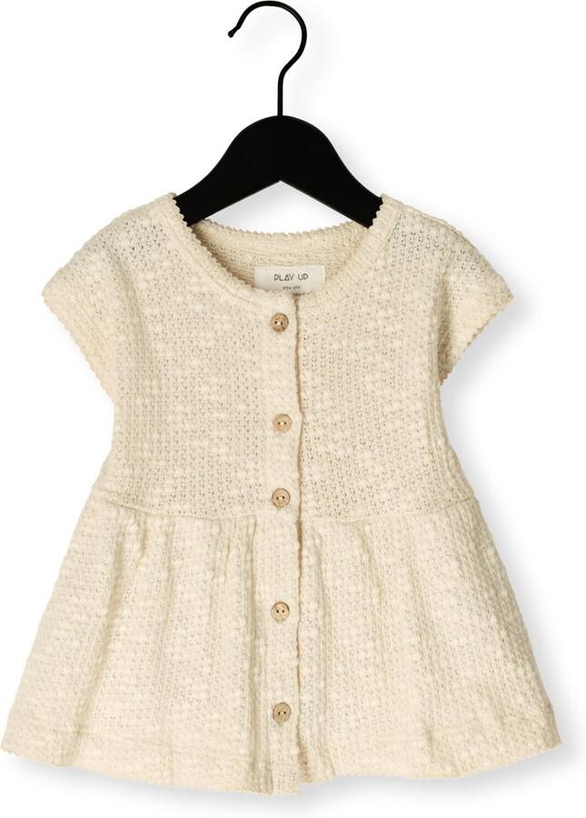 PLAY UP Baby Tops & T-shirts Embellished Pique Creme