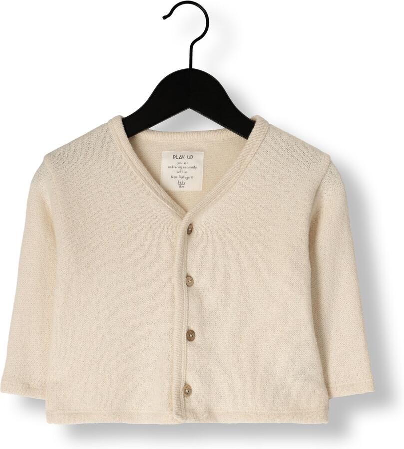 PLAY UP Jersey Cardigan B Creme - Foto 2