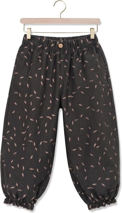 PLAY UP Meisjes Broeken Printed Fleece Trousers Zwart