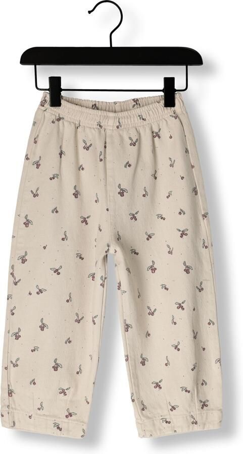 PLAY UP Meisjes Broeken Printed Twill Trousers Creme - Foto 2