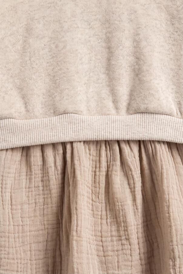 PLAY UP Meisjes Jurken Mixed Dress Zand - Foto 2