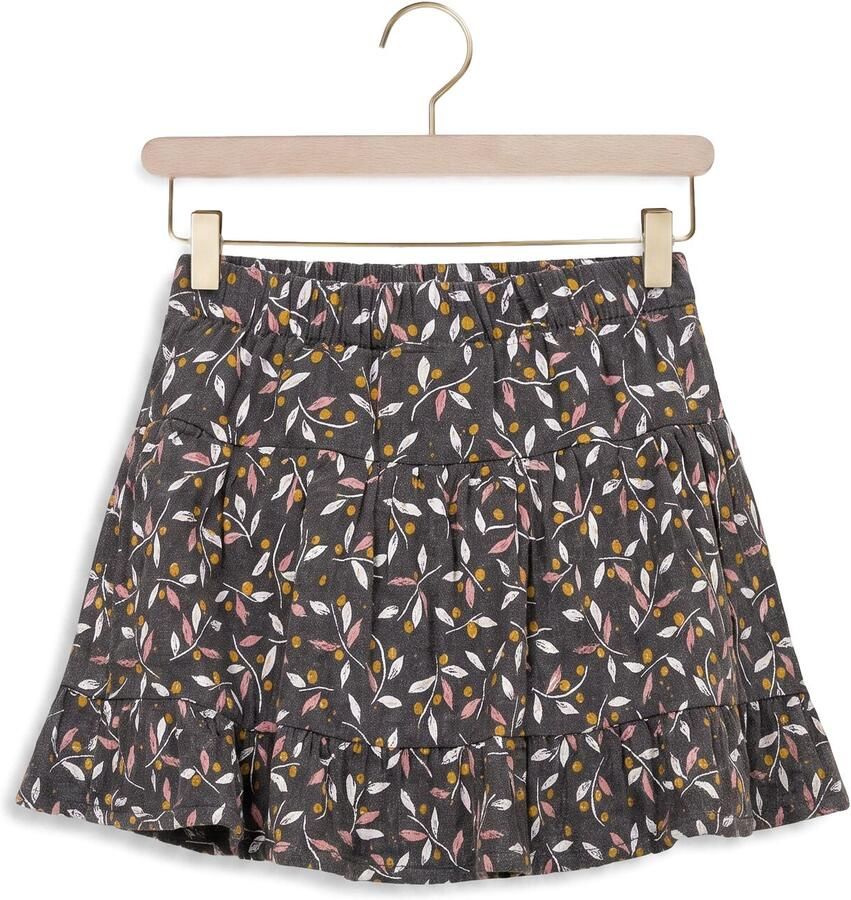 PLAY UP Meisjes Rokken Printed Woven Skort Antraciet