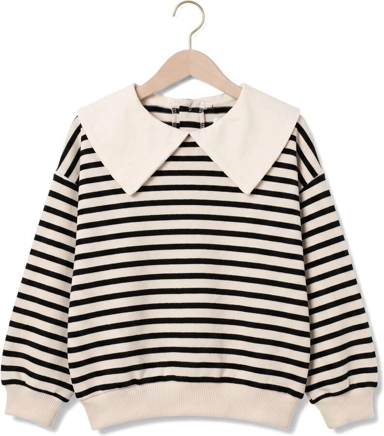 PLAY UP Meisjes Truien & Vesten Striped Jersey Sweater Creme
