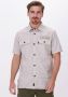 PME Legend Beige Casual Overhemd Short Sleeve Shirt Ctn Linen Fil A Fil - Thumbnail 1