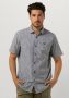 PME Legend Blauwe Casual Overhemd Short Sleeve Shirt Yarn Dyed Stripe - Thumbnail 1