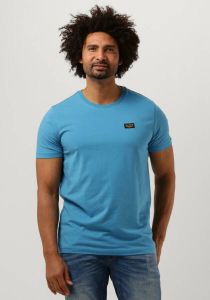 PME Legend Blauwe T-shirt Short Sleeve R-neck Guyver Tee