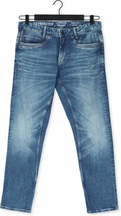PME Legend Donkerblauwe Slim Fit Jeans Skymaster Royal Blue Vintage