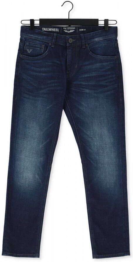 PME Legend Donkerblauwe Slim Fit Jeans Tailwheel Dark Shadow WAsh