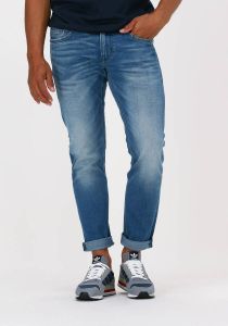 PME Legend Donkerblauwe Slim Fit Jeans Tailwheel Soft Mid Blue