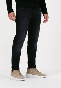 Donkerblauwe PME Legend Straight Leg Jeans Comfort Stretch Denim Faded Bl