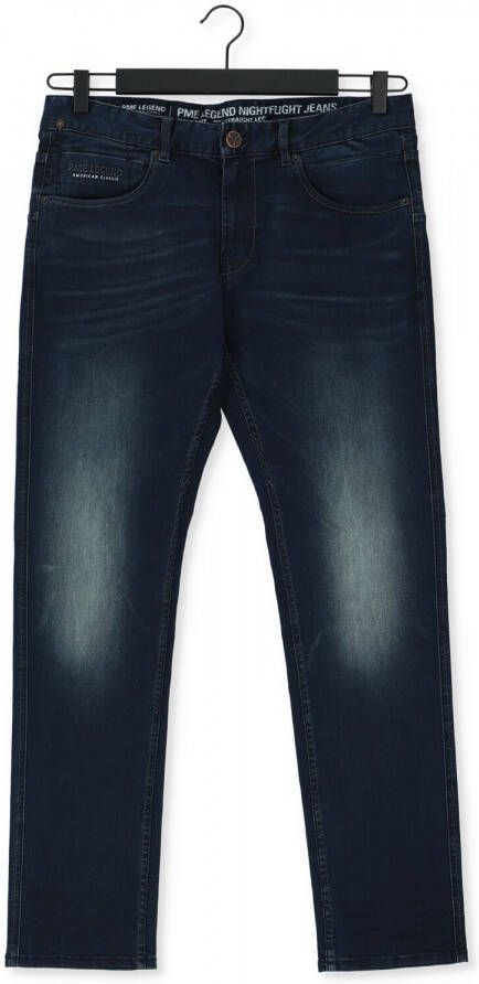 Donkerblauwe PME Legend Straight Leg Jeans PME Legend Nightflight Jeans