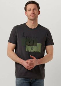 PME Legend Donkerblauwe T-shirt Short Sleeve R-neck Single Jersey Mercerised