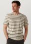 PME Legend Gebroken Wit T-shirt Short Sleeve R-neck Space Yd Striped Jersey - Thumbnail 1