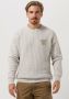 PME Legend R-neck knit sweat combination bone white Beige Heren - Thumbnail 1