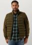 PME Legend Groene Jack Zip Jacket Fleece Mixed Padded Nylon - Thumbnail 1