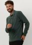 PME LEGEND Heren Polo's & T-shirts Long Sleeve Polo Pique Garment Dye Groen - Thumbnail 1
