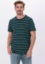 PME Legend Groene T shirt Short Sleeve R neck Space Yd Striped Jersey - Thumbnail 1