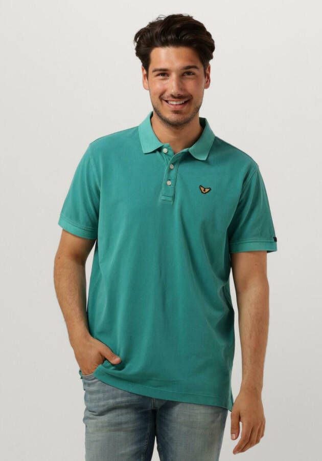 PME LEGEND Heren Polo's & T-shirts Short Sleeve Polo Pique Garment Dye Mint