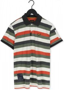 PME Legend Multi Polo Shorrt Sleeve Polo WAshed Jersey Stripe