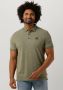 PME Legend Olijf Polo Short Sleeve Polo Fine Pique All Over Print - Thumbnail 1