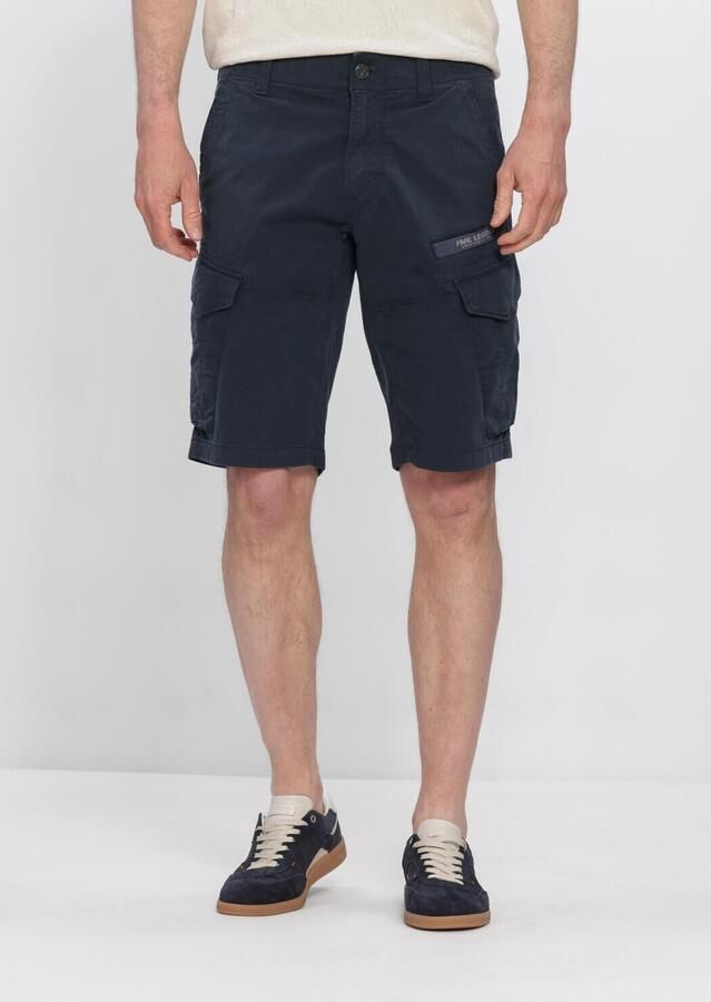 PME LEGEND Heren Broeken Nordrop Cargo Shorts Stretch Twill Donkerblauw