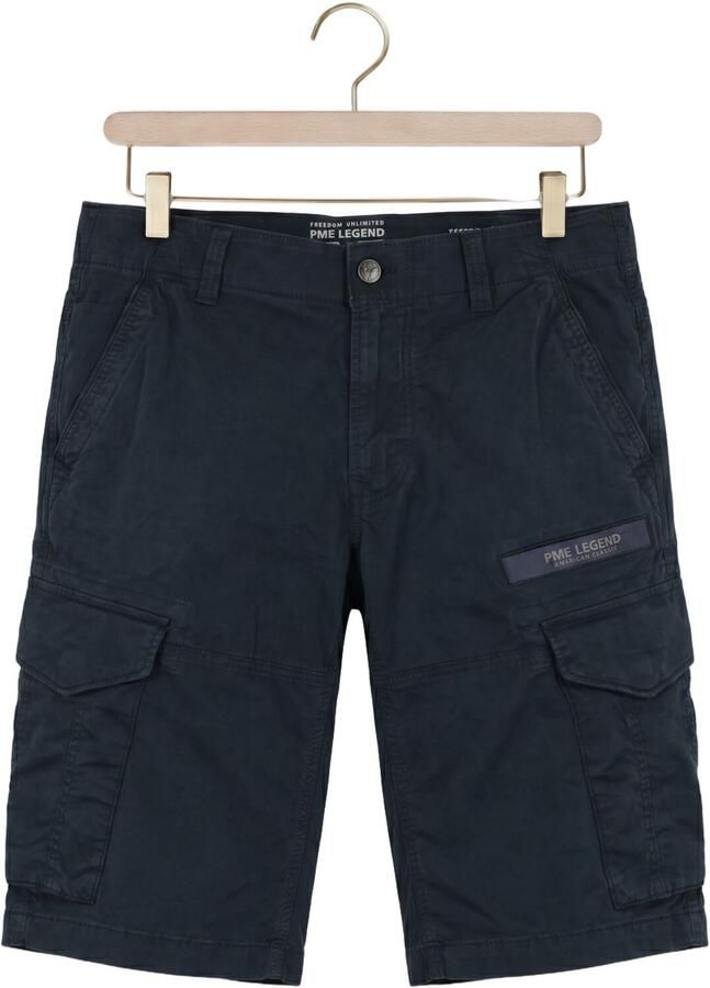 PME LEGEND Heren Broeken Nordrop Cargo Shorts Stretch Twill Donkerblauw - Foto 2
