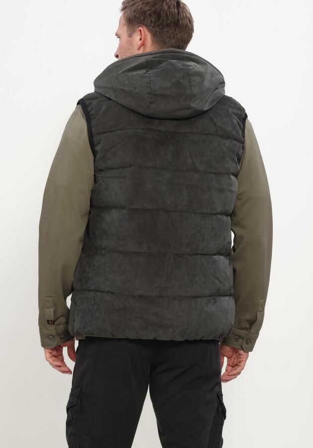 PME LEGEND Heren Jassen Bodywarmer Gobbler Bw Mix Fabric Donkergroen - Foto 3