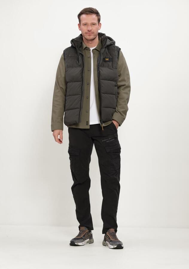 PME LEGEND Heren Jassen Bodywarmer Gobbler Bw Mix Fabric Donkergroen - Foto 2