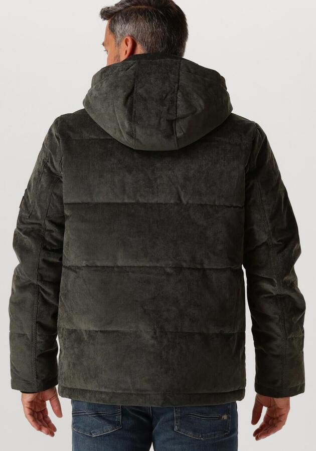 PME Legend Gewatteerd jack van corduroy met labeldetail - Foto 2