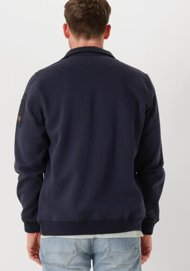 PME LEGEND Heren Jassen Zip Jacket Sweat Mixed Padded Donkerblauw - Foto 3