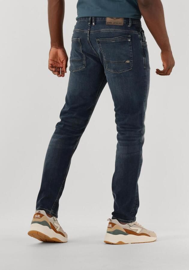 PME Legend Regular fit jeans met logoprint model 'Commander'