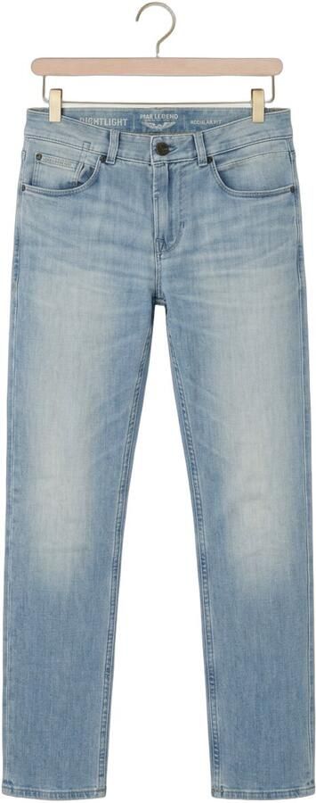 PME Legend NIGHTFLIGHT regular fit jeans met textuur lichtblauw - Foto 4