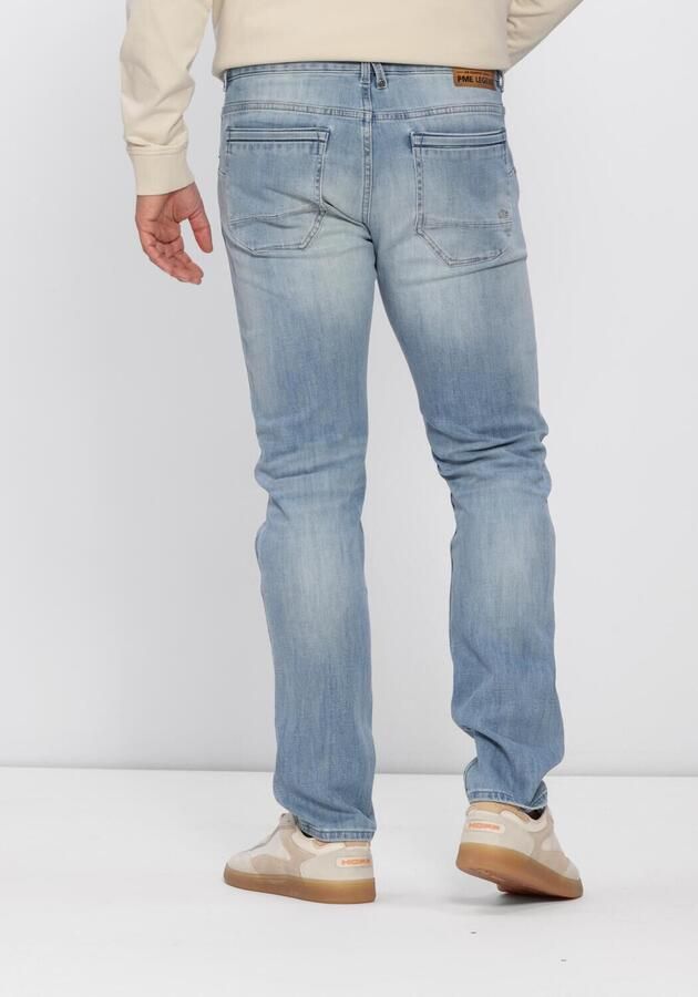 PME Legend NIGHTFLIGHT regular fit jeans met textuur lichtblauw - Foto 2