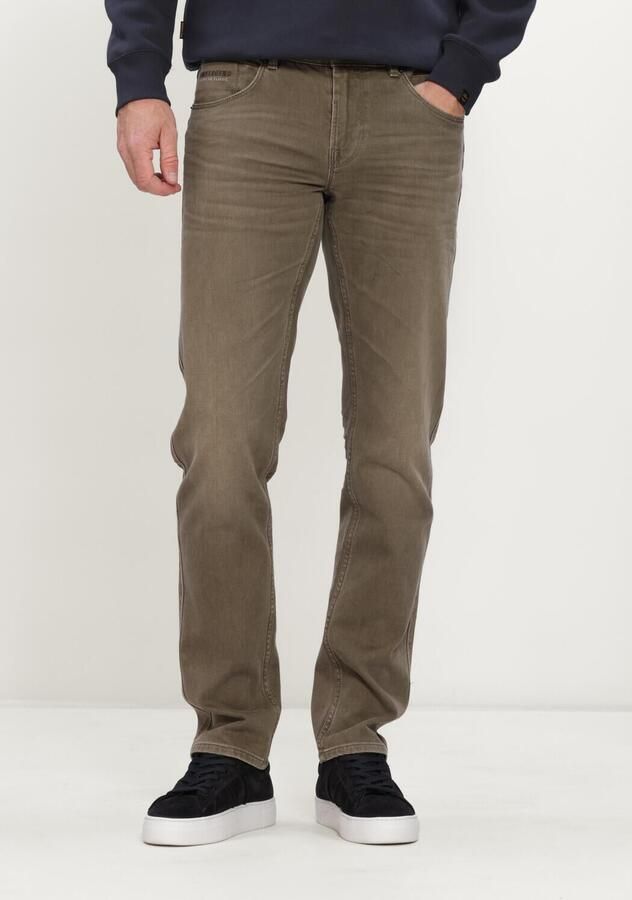 PME LEGEND Heren Jeans Nightflight Washed Sweat Khaki