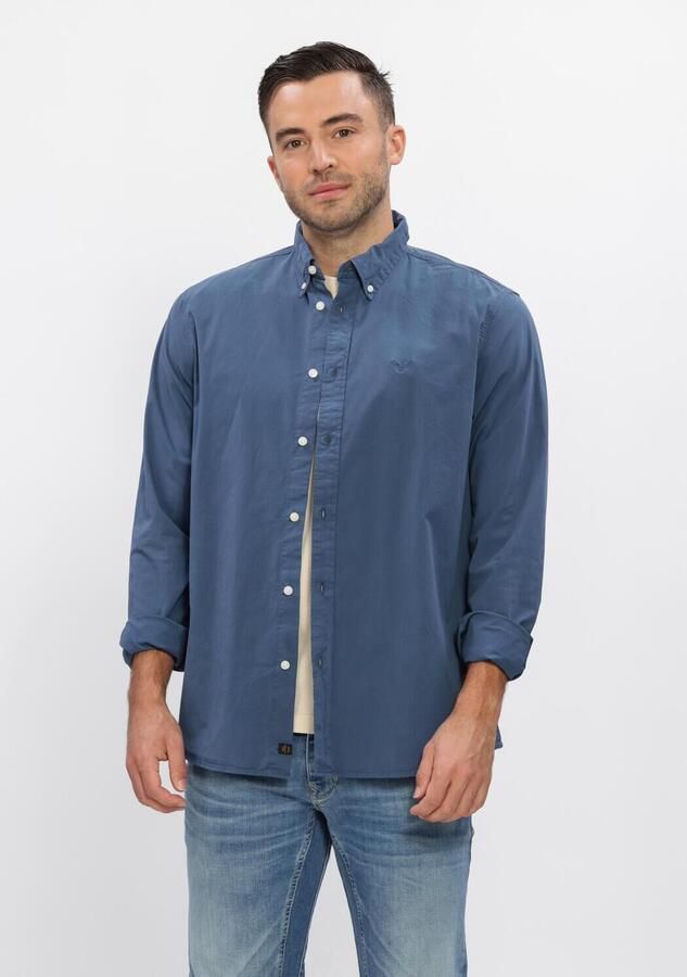 PME LEGEND Heren Overhemden American Classic Shirt Blauw