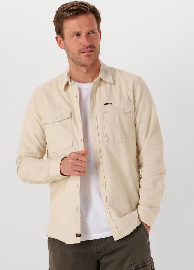 PME LEGEND Heren Overhemden Corduroy Shaved Square casual 2 Beige - Foto 4