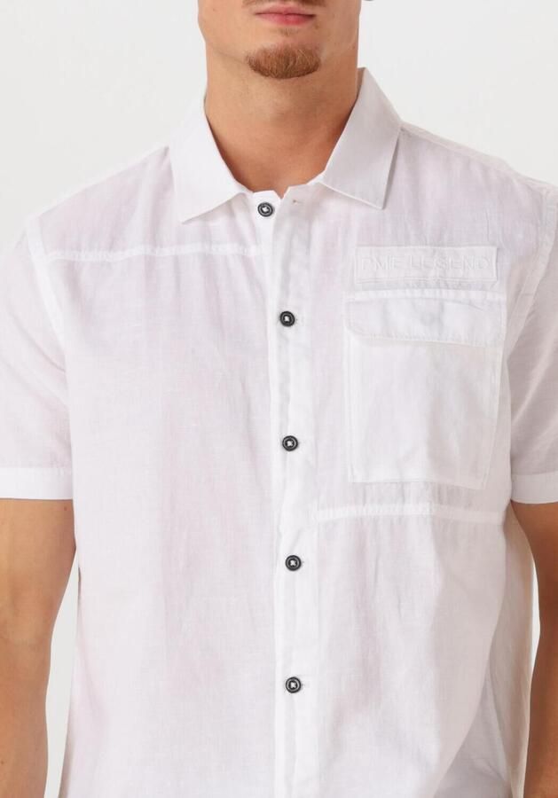PME LEGEND Heren Overhemden Ctn linen Cargo Freedom Wit - Foto 2