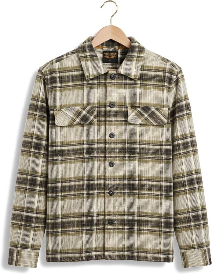PME LEGEND Heren Overhemden Long Sleeve Shirt Brushed Yd Soft Check Multi - Foto 2