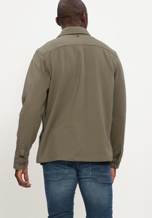 PME LEGEND Heren Overhemden Long Sleeve Shirt Comfort Heavy Twill Khaki - Foto 3