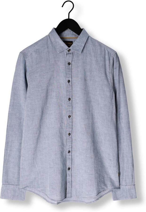 PME LEGEND Heren Overhemden Long Sleeve Shirt Ctn linen Lichtblauw - Foto 3