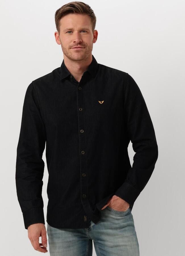 PME LEGEND Heren Overhemden Long Sleeve Shirt Fine Cord Zwart - Foto 4
