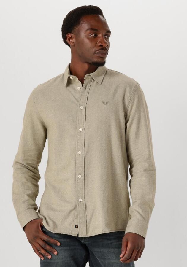 PME LEGEND Heren Overhemden Skynight Grindle Zand - Foto 4