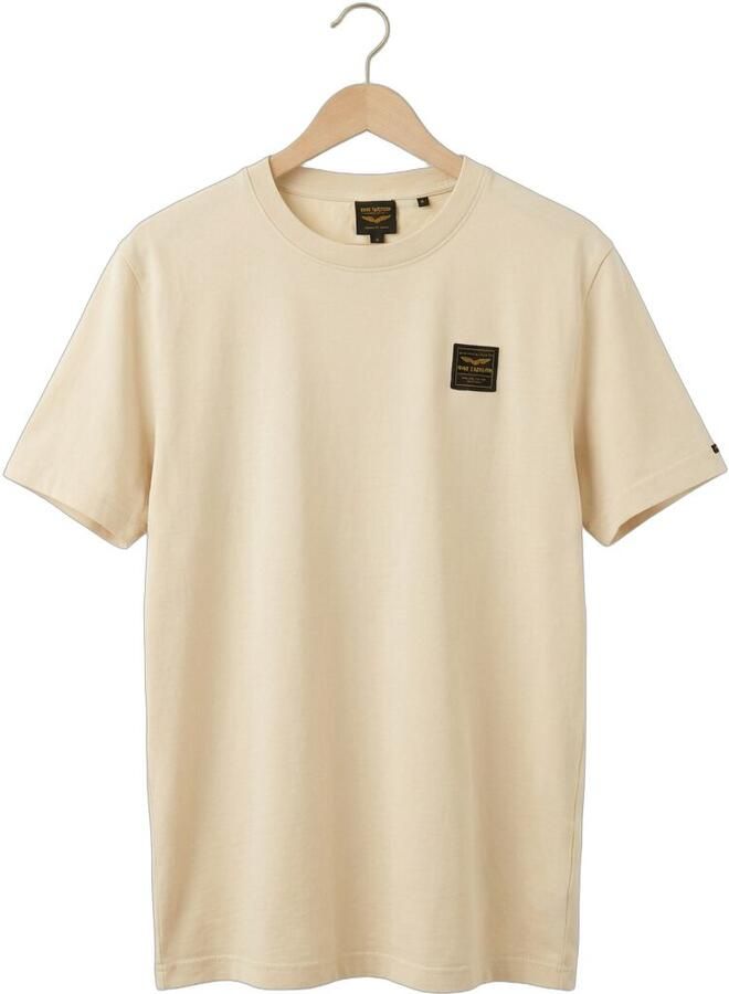 PME LEGEND Heren Polo's & T-shirts Acid Wash + Garment Dye Beige - Foto 2