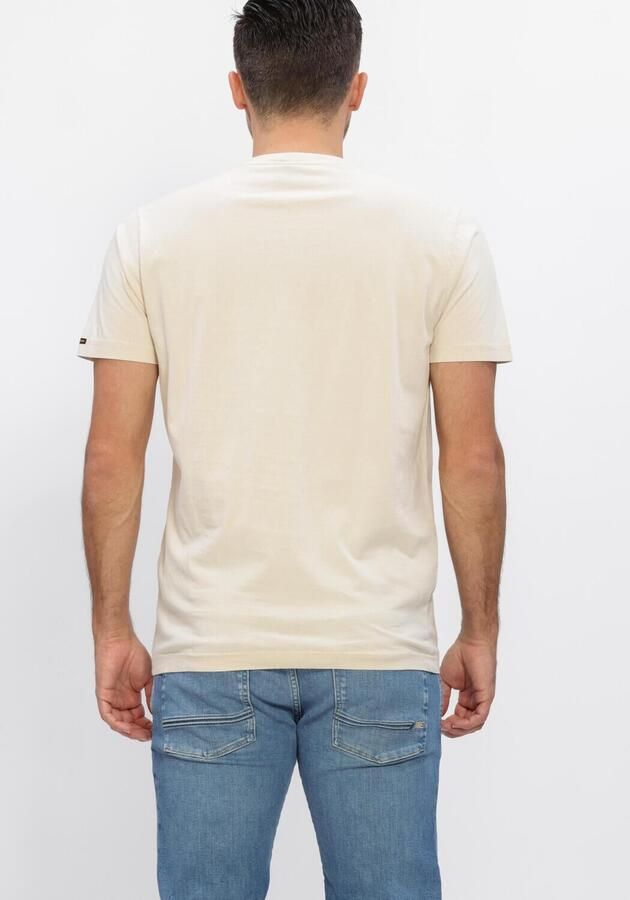 PME LEGEND Heren Polo's & T-shirts Acid Wash + Garment Dye Beige - Foto 3